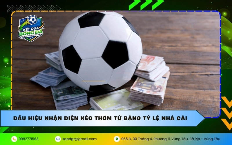 Dấu hiệu nhận diện kèo thơm từ bảng tỷ lệ nhà cái