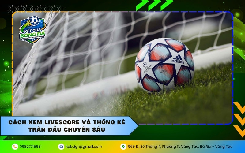 Cách xem Livescore và thống kê trận đấu chuyên sâu